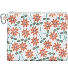 Bloom Blossom Botanical Canvas Cosmetic Bag (xxxl)