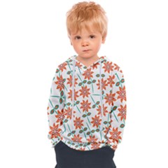 Bloom Blossom Botanical Kids  Overhead Hoodie