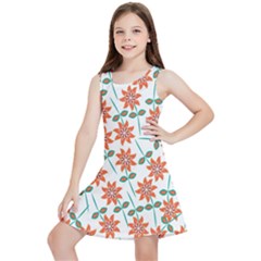 Bloom Blossom Botanical Kids  Lightweight Sleeveless Dress by Jancukart