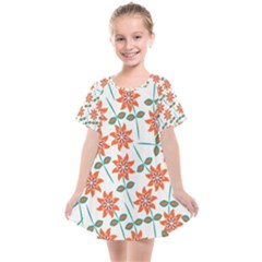 Bloom Blossom Botanical Kids  Smock Dress by Jancukart