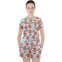 Bloom Blossom Botanical Women s Tee and Shorts Set View1