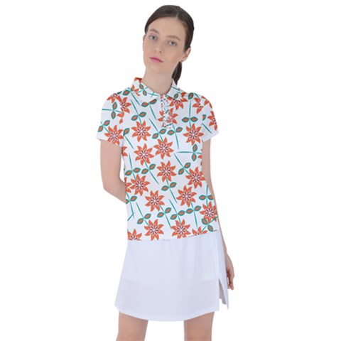 Bloom Blossom Botanical Women s Polo Tee by Jancukart