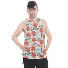 Bloom Blossom Botanical Men s Sleeveless Hoodie by Jancukart