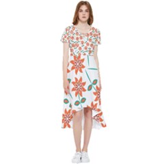 Bloom Blossom Botanical High Low Boho Dress