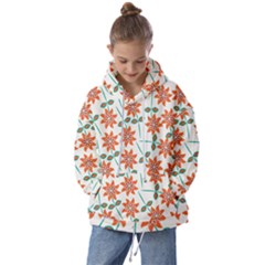 Bloom Blossom Botanical Kids  Oversized Hoodie