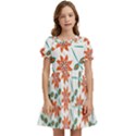 Bloom Blossom Botanical Kids  Puff Sleeved Dress View1