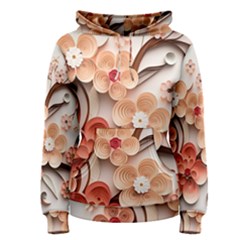 Sakura Flowers Flower Pink Blossom Spring Women s Pullover Hoodie