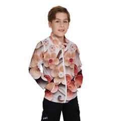 Sakura Flowers Flower Pink Blossom Spring Kids  Windbreaker