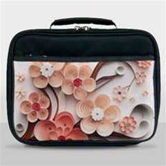 Sakura Flowers Flower Pink Blossom Spring Lunch Bag by Jancukart