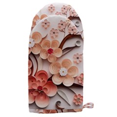 Sakura Flowers Flower Pink Blossom Spring Microwave Oven Glove