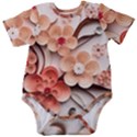 Sakura Flowers Flower Pink Blossom Spring Baby Short Sleeve Bodysuit View1