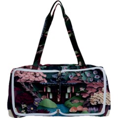 Japanese Garden Flowers Landscape Multi Function Bag