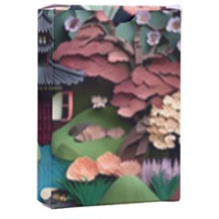 Japanese Garden Flowers Landscape Playing Cards Single Design (rectangle) With Custom Box