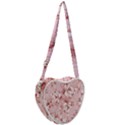 Flower Flowers Floral Flora Naturee Pink Pattern Heart Shoulder Bag View2