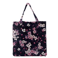 Sakura Flower Flowers Floral Flora Nature Grocery Tote Bag