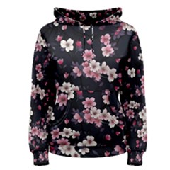 Sakura Flower Flowers Floral Flora Nature Women s Pullover Hoodie