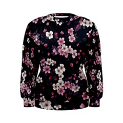 Sakura Flower Flowers Floral Flora Nature Women s Sweatshirt