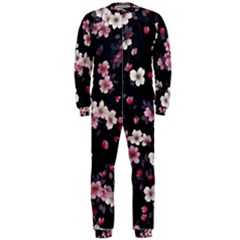 Sakura Flower Flowers Floral Flora Nature Onepiece Jumpsuit (men) by Jancukart