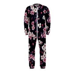 Sakura Flower Flowers Floral Flora Nature Onepiece Jumpsuit (kids)