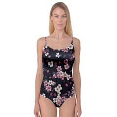 Sakura Flower Flowers Floral Flora Nature Camisole Leotard 