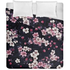 Sakura Flower Flowers Floral Flora Nature Duvet Cover Double Side (california King Size)