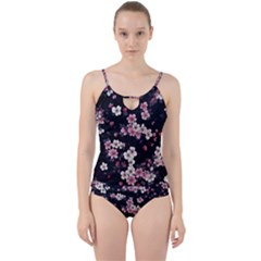 Sakura Flower Flowers Floral Flora Nature Cut Out Top Tankini Set