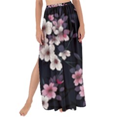 Sakura Flower Flowers Floral Flora Nature Maxi Chiffon Tie-up Sarong