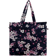 Sakura Flower Flowers Floral Flora Nature Canvas Travel Bag