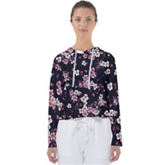 Sakura Flower Flowers Floral Flora Nature Women s Slouchy Sweat