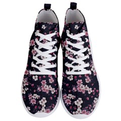 Sakura Flower Flowers Floral Flora Nature Men s Lightweight High Top Sneakers by Jancukart