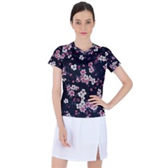 Sakura Flower Flowers Floral Flora Nature Women s Sports Top