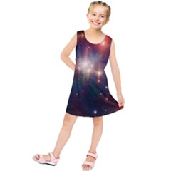 Astrology Astronomical Cluster Galaxy Nebula Kids  Tunic Dress by danenraven