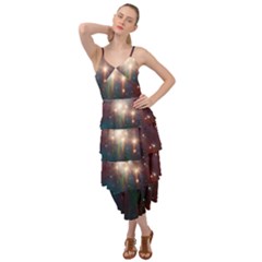 Astrology Astronomical Cluster Galaxy Nebula Layered Bottom Dress by danenraven