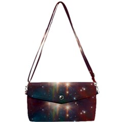 Astrology Astronomical Cluster Galaxy Nebula Removable Strap Clutch Bag by danenraven