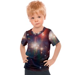 Astrology Astronomical Cluster Galaxy Nebula Kids  Sports Tee