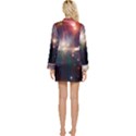 Astrology Astronomical Cluster Galaxy Nebula Long Sleeve Satin Robe View2