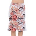 Sakura Flowers Flower Pink Blossom Spring Short Mermaid Skirt View1