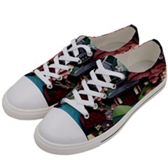 Japanese Garden Flowers Landscape Men s Low Top Canvas Sneakers by danenraven