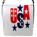 Usa Stars Fourth Of July Symbol America Usa Stars Removable Flap Cover (S) View1