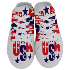 Usa Stars Fourth Of July Symbol America Usa Stars Half Slippers by Wegoenart