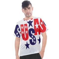 Usa Stars Fourth Of July Symbol America Usa Stars Men s Sport Top by Wegoenart