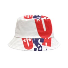 Usa Stars Fourth Of July Symbol America Usa Stars Inside Out Bucket Hat by Wegoenart