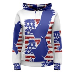 Usa Flag Eagle Symbol American Bald Eagle Country Women s Pullover Hoodie