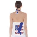 Usa Flag Eagle Symbol American Bald Eagle Country Babydoll Tankini Top View2