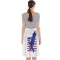 Usa Flag Eagle Symbol American Bald Eagle Country Midi Beach Skirt View2