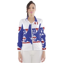 Usa Flag Eagle Symbol American Bald Eagle Country Women s Windbreaker