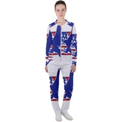 Usa Flag Eagle Symbol American Bald Eagle Country Casual Jacket And Pants Set by Wegoenart