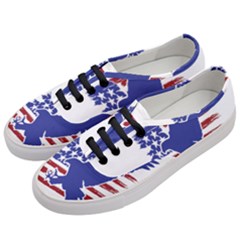 Usa Flag Eagle Symbol American Bald Eagle Country Women s Classic Low Top Sneakers by Wegoenart