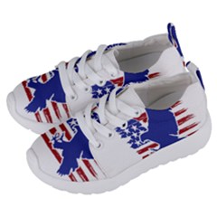 Usa Flag Eagle Symbol American Bald Eagle Country Kids  Lightweight Sports Shoes by Wegoenart