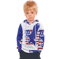 Usa Flag Eagle Symbol American Bald Eagle Country Kids  Overhead Hoodie